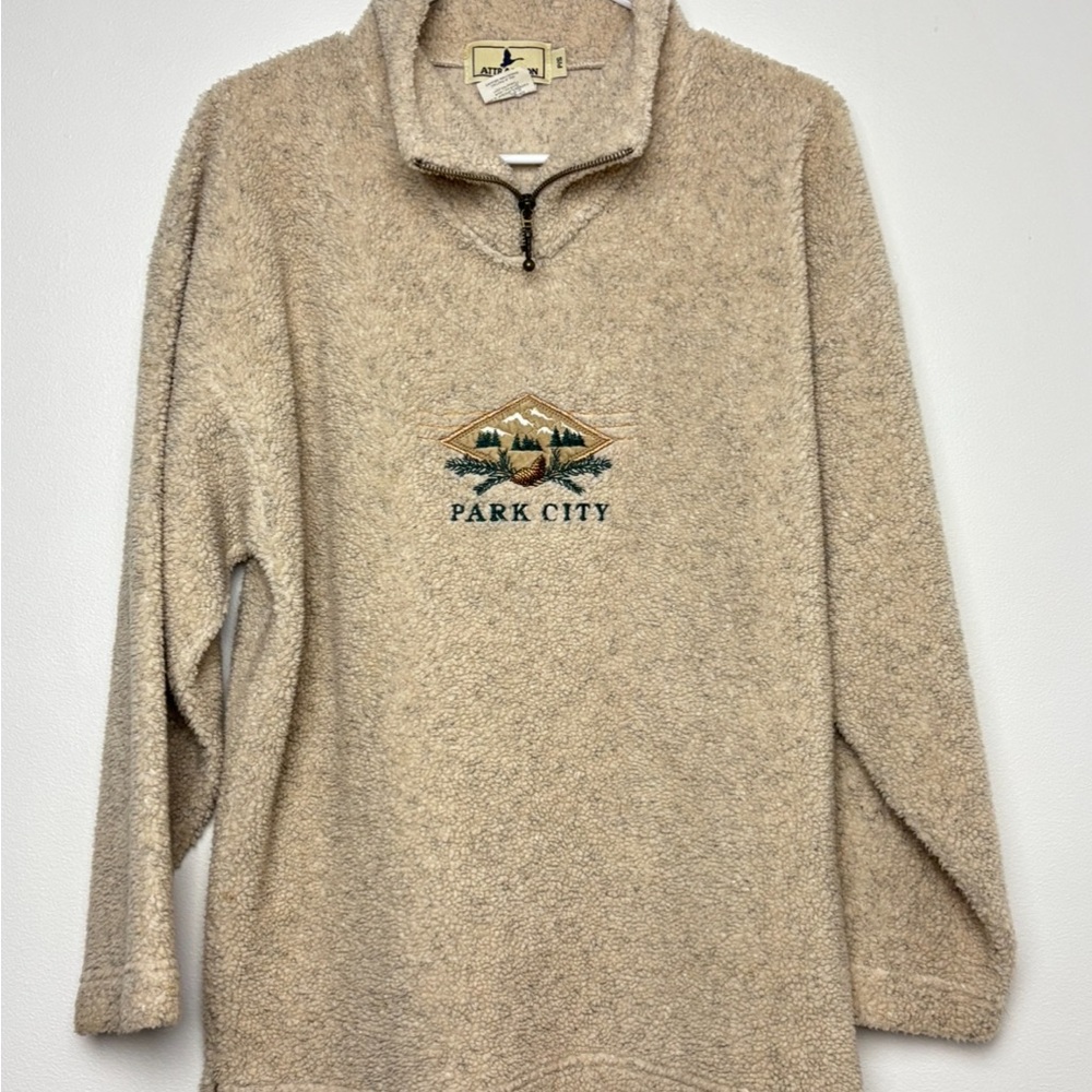 Park City Quarter Zip Sherpa Pullover